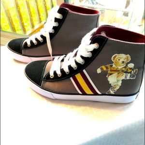 Polo Bear High Top Sneakers kids 4.5 New w/out box